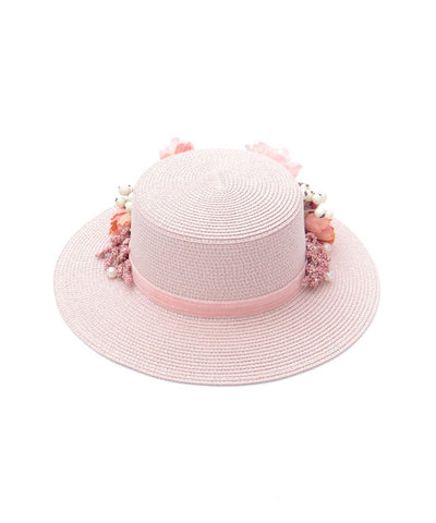 Assorted Flower Boater Hat
