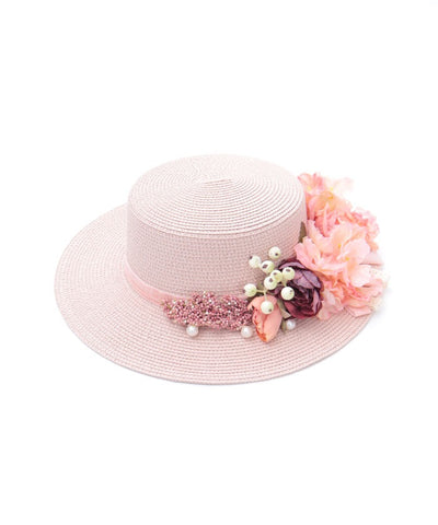 Assorted Flower Boater Hat