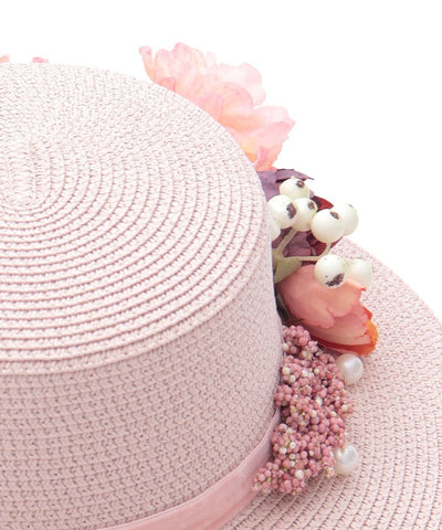 Assorted Flower Boater Hat