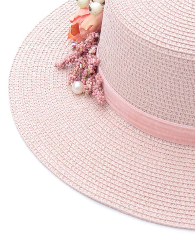Assorted Flower Boater Hat