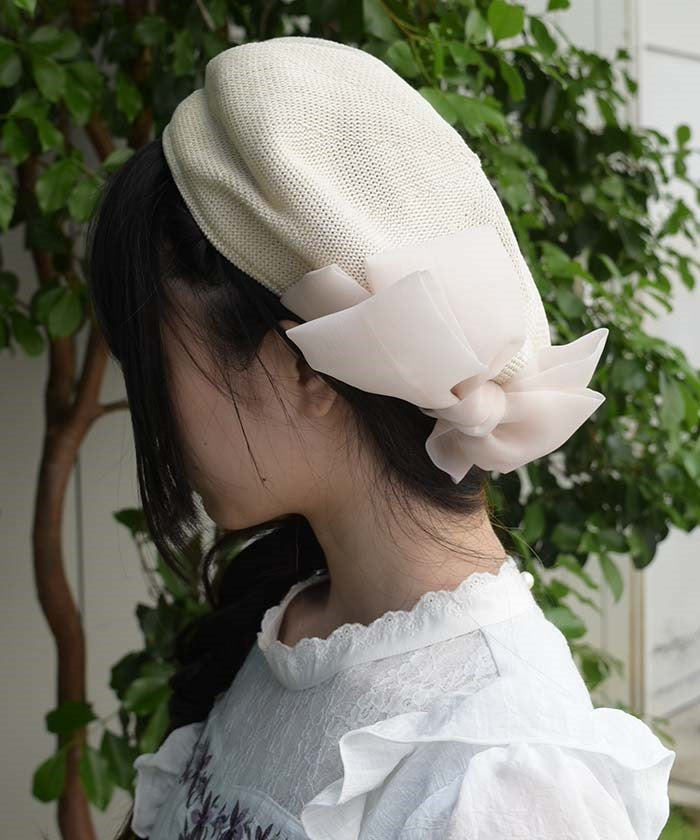 Organdy Ribbon Beret