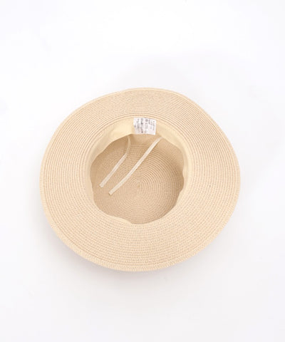 Straw Hat with Ribbon