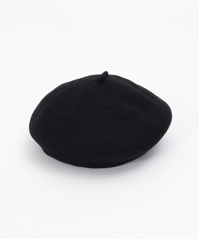 Studded Wool Felt Beret