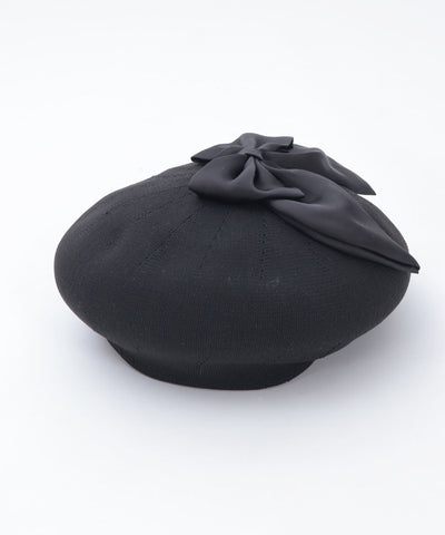 Ribbon Design Mesh Beret