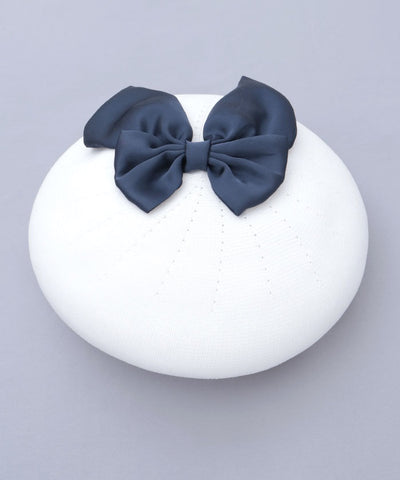 Ribbon Design Mesh Beret