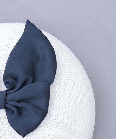 Ribbon Design Mesh Beret