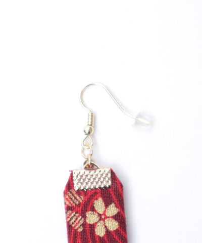 Sakura & Tassel Pierce Earrings