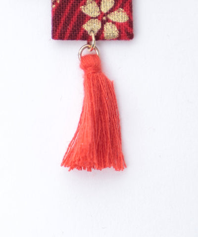 Sakura & Tassel Pierce Earrings