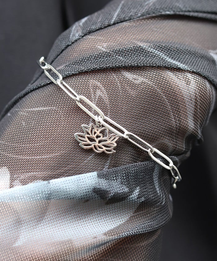 Lotus Motif Bracelet