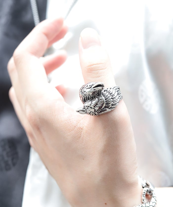 Crow Motif Ring
