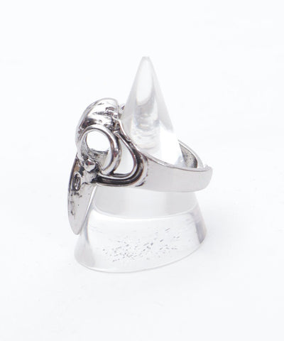 Crow Skull Motif Ring
