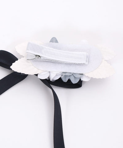 Flower & Ribbon Hair Clip