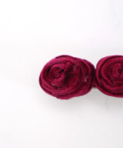 Velour Rose Clip