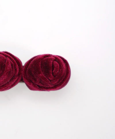 Velour Rose Clip