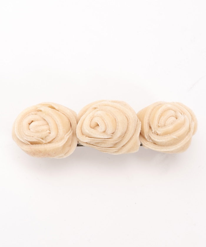 Velour Rose Clip