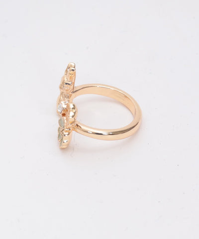 Rabbit & Flower Ring