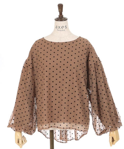 Flocky Dot Pullover