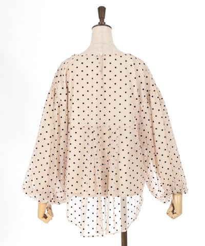 Flocky Dot Pullover