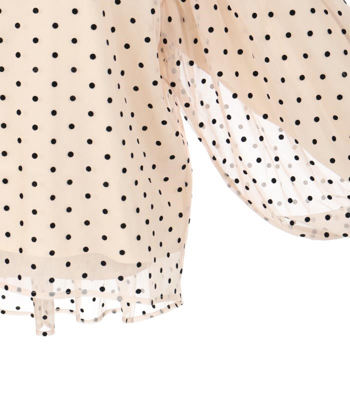 Flocky Dot Pullover