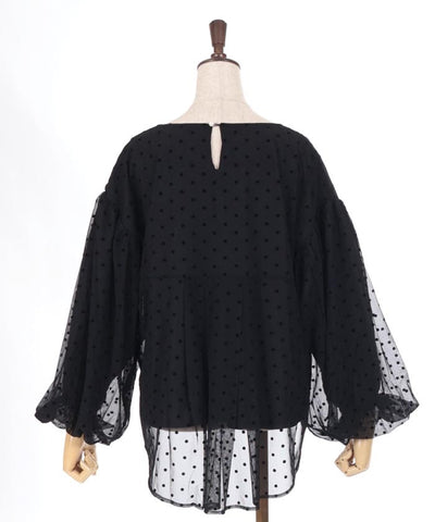 Flocky Dot Pullover