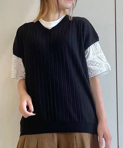 Rib Knit Pullover