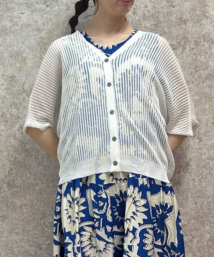 Mesh Dolman Cardigan