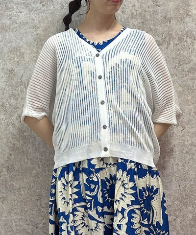 Mesh Dolman Cardigan
