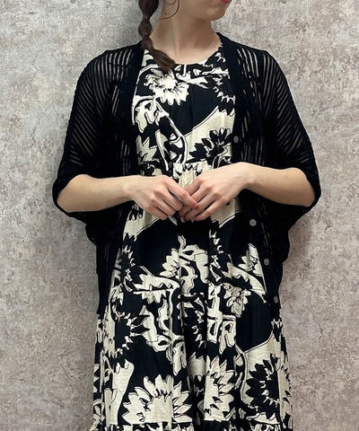 Mesh Dolman Cardigan
