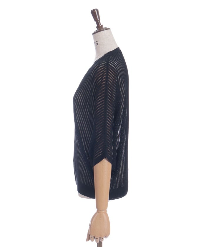 Mesh Dolman Cardigan