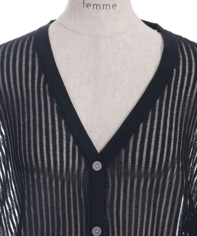Mesh Dolman Cardigan
