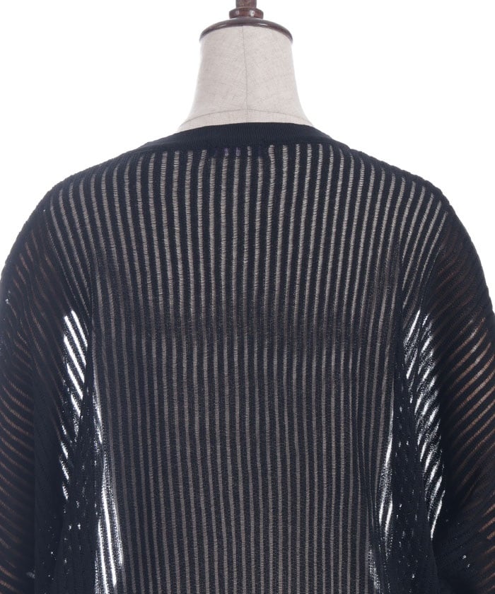 Mesh Dolman Cardigan