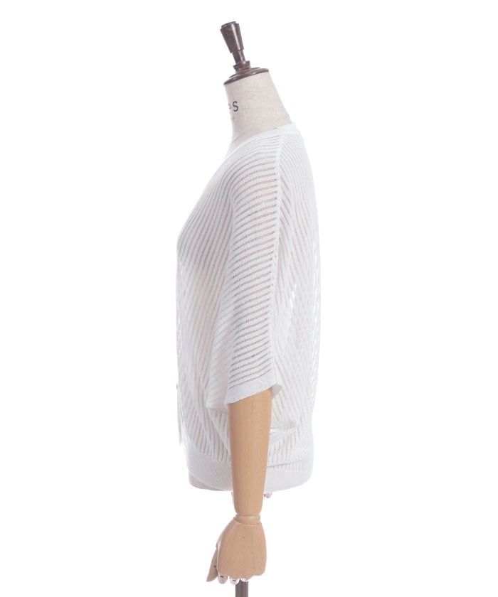 Mesh Dolman Cardigan