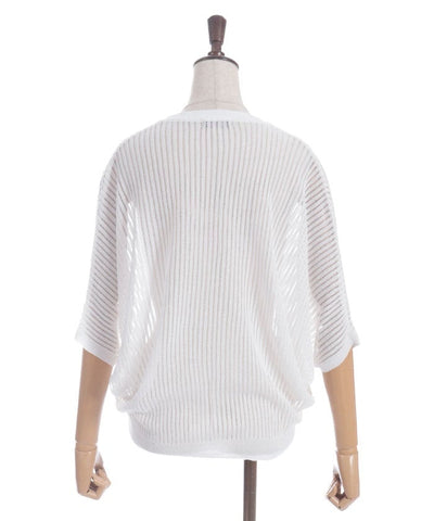 Mesh Dolman Cardigan