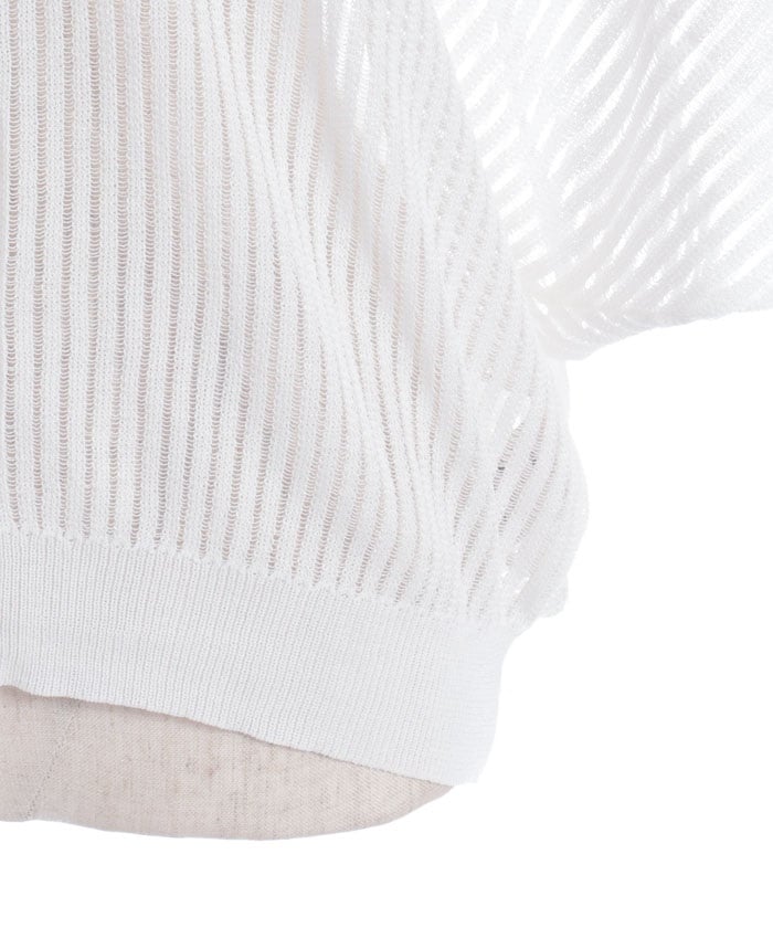 Mesh Dolman Cardigan