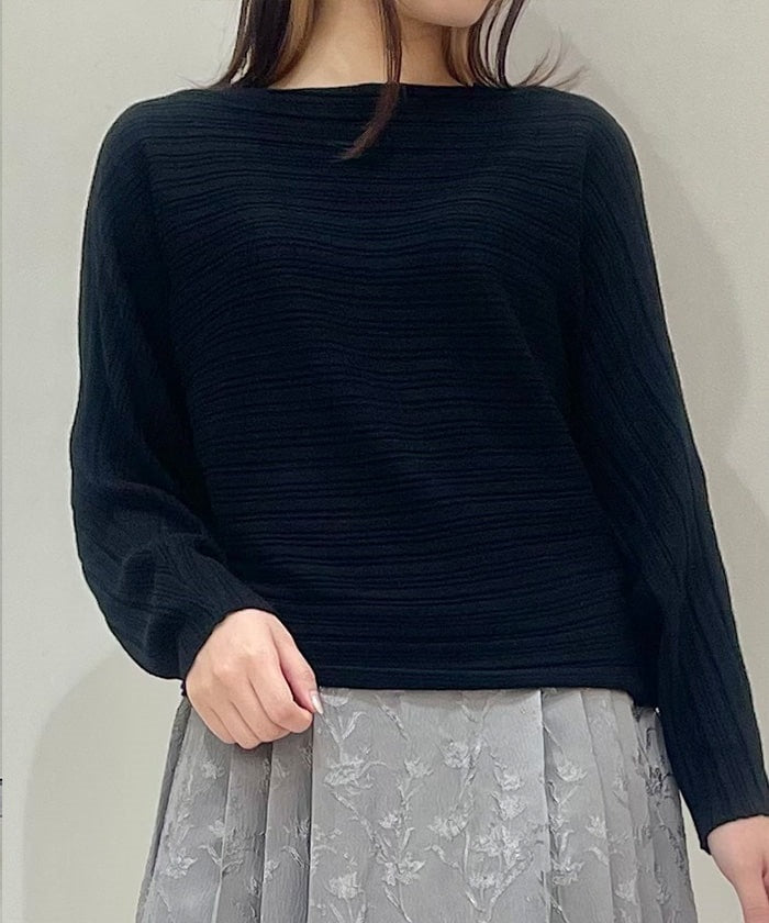 Rib Knit Dolman Pullover