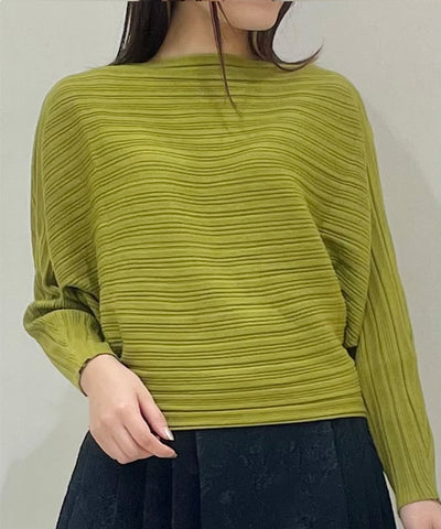 Rib Knit Dolman Pullover