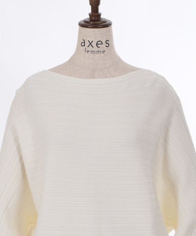 Rib Knit Dolman Pullover