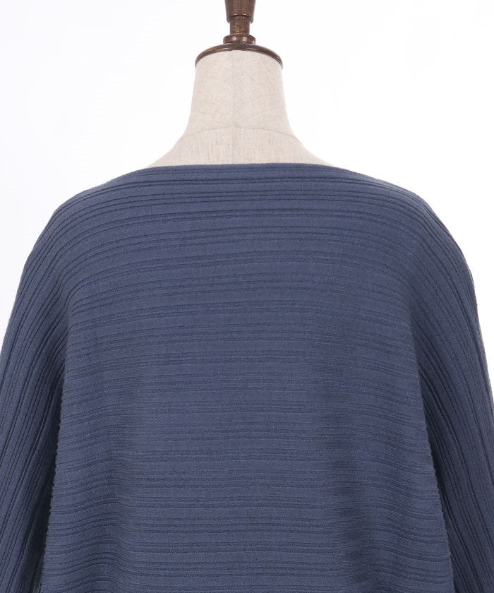 Rib Knit Dolman Pullover