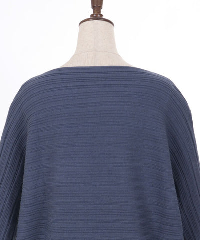 Rib Knit Dolman Pullover