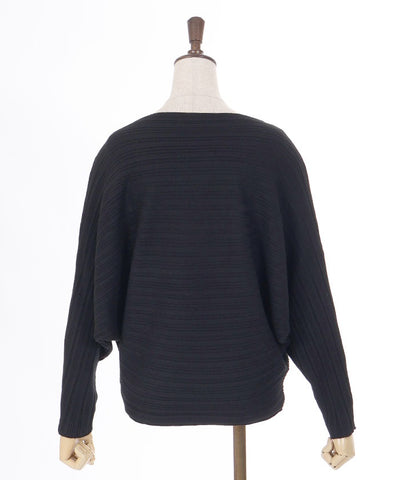 Rib Knit Dolman Pullover