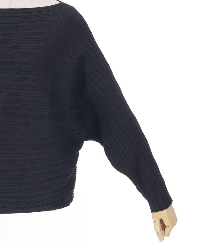 Rib Knit Dolman Pullover