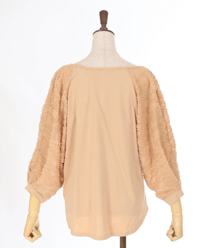 Sheer Big Sleeve Pullover