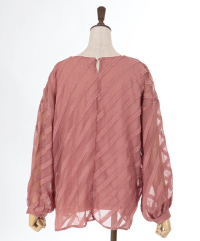 Jacquard Balloon Pullover