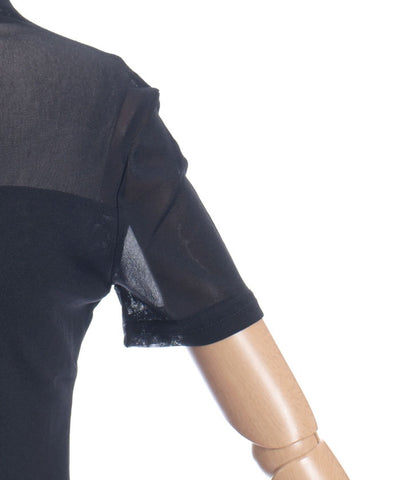 Sheer Short-Sleeved Top