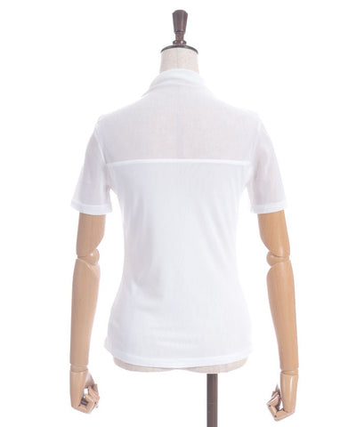 Sheer Short-Sleeved Top