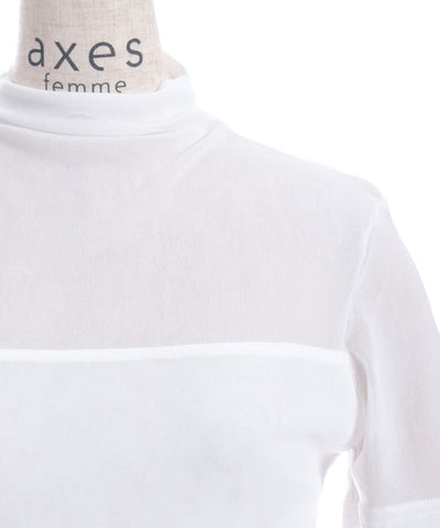 Sheer Short-Sleeved Top