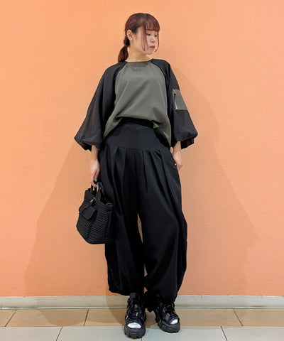 Tuck Deformed Big Pants