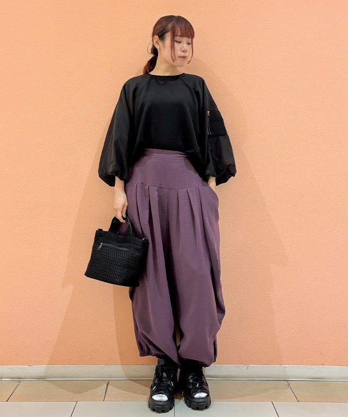 Tuck Deformed Big Pants