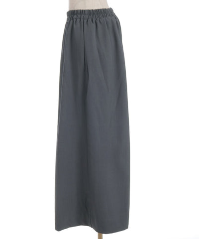 Asymmetric Contrast Fabric Layered Pants