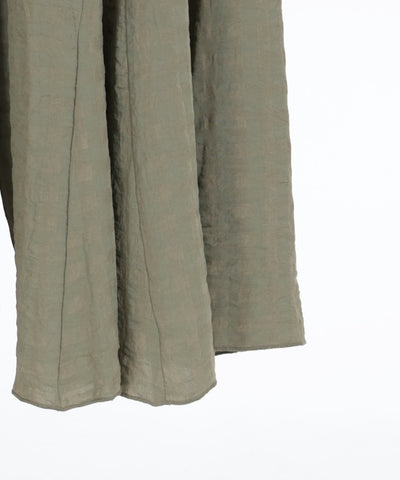 Check Pattern Jacquard Flare Pants